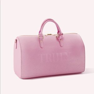 Truly Beauty large pink duffle